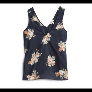 Navy/Floral Nine Britton Sanne Tank Blouse